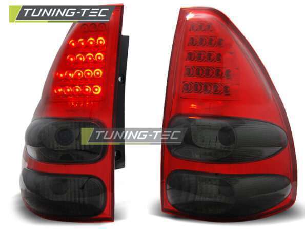 TOYOTA LAND CRUISER 120 03-09 Κόκκινο SMOKE LED