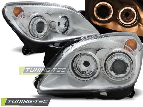 OPEL ASTRA H 03.04-09 ANGEL EYES χρωμίου
