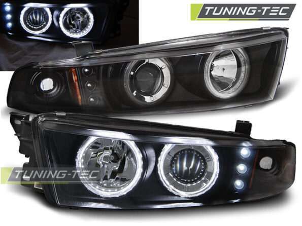 MITSUBISHI GALANT 8 (EA0) 96-06 ANGEL EYES Μαύρο CCFL