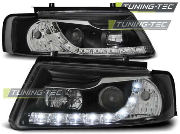 Φανάρια DAYLIGHT Μαύρο για VW PASSAT B5 11.96-08.00