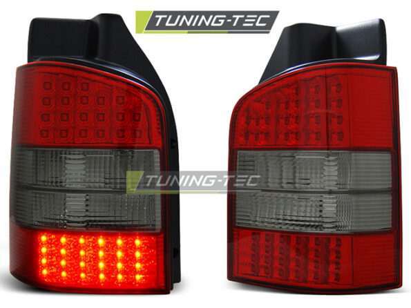 Πίσω φανάρια  led Κόκκινο SMOKE για VW T5 04.03-09