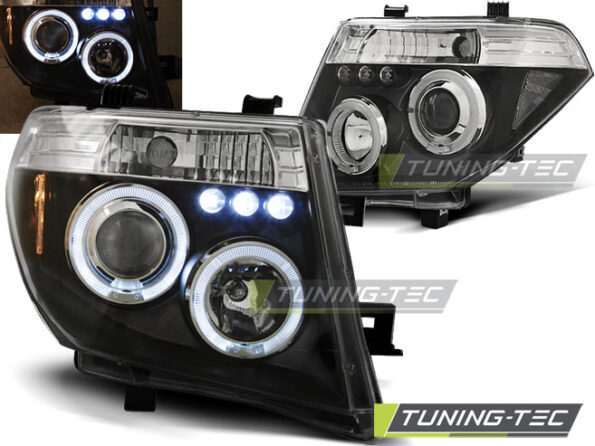NISSAN NAVARA D40/PATHFINDER 05-10 ANGEL EYES Μαύρο