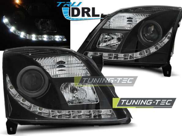 OPEL VECTRA C 04.02-08.05 TRU DRL Μαύρο