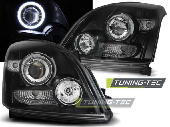 TOYOTA LAND CRUISER 120 03-09 ANGEL EYES Μαύρο CCFL