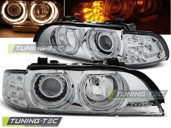 Φανάρια ANGEL EYES χρωμίου LED INDICATOR για BMW E39 09.95-06.03