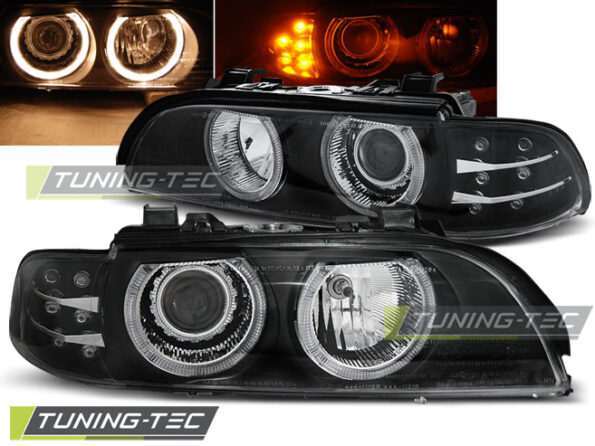 Φανάρια ANGEL EYES Μαύρο LED INDICATOR BMW E39 09.95-06.03