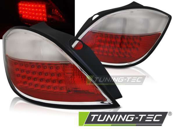 OPEL ASTRA H 03.04-09 5D Κόκκινο Λευκό LED
