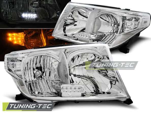 TOYOTA LAND CRUISER FJ200 07-12 χρωμίου LED