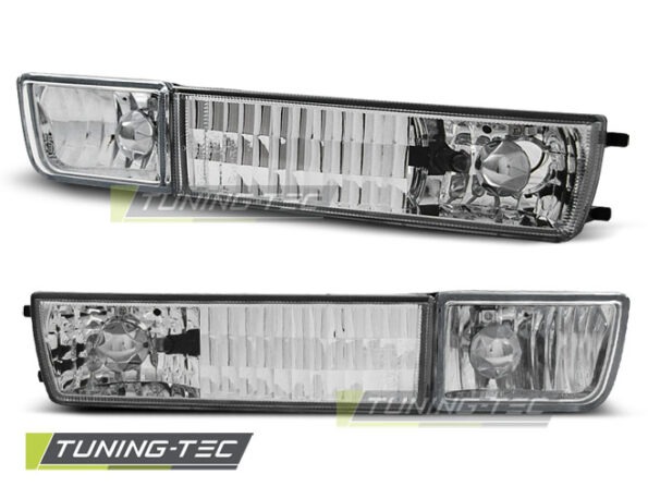 Εμπρός φλας με Προβολείς ομίχλης χρωμίου για VW GOLF 3 / VENTO