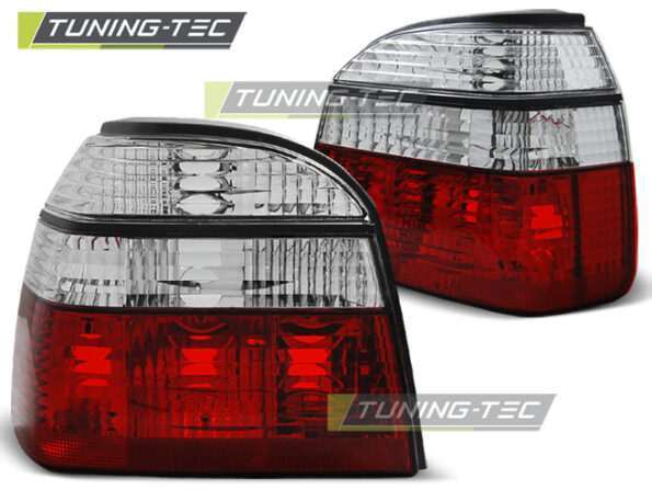 TAIL LIGHTS Κόκκινο Λευκό για VW GOLF 3 09.91-08.97 Κόκκινο Λευκό