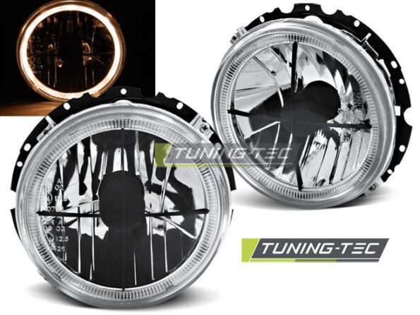 Φανάρια ANGEL EYES χρωμίου για VW GOLF 1 05.74-07.83
