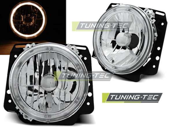 Φανάρια ANGEL EYES χρωμίου για VW GOLF II 2 08.83-08.91