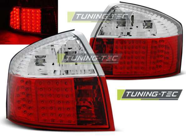 Πίσω φανάρια  led Κόκκινο Λευκό για AUDI A4 10.00-10.04