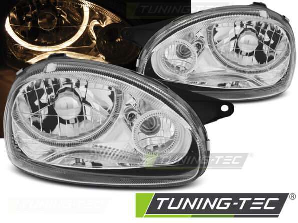 OPEL CORSA B 02.93-10.00 ANGEL EYES χρωμίου