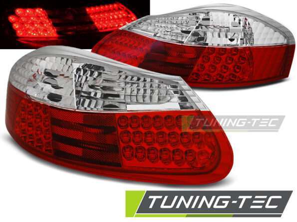 Πίσω φανάρια  led Κόκκινο Λευκό για PORSCHE BOXSTER 96-04