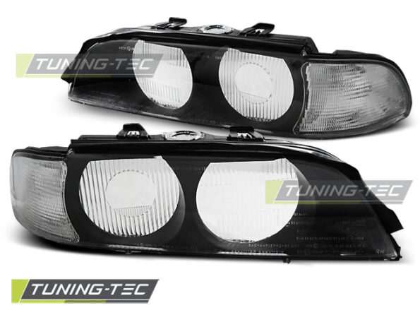 Φανάρια Μαύρο Λευκό D2S για BMW E39 95-00