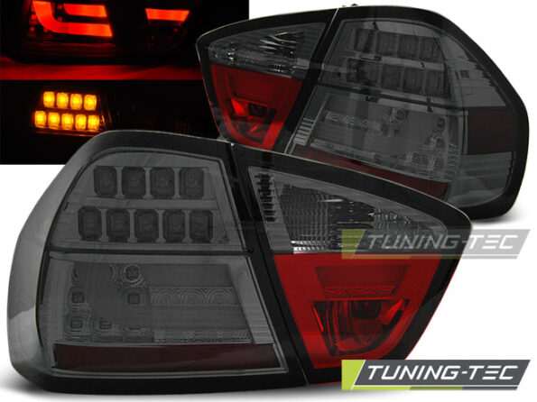 Πίσω φανάρια  led SMOKE για BMW E90 03.05-08.08