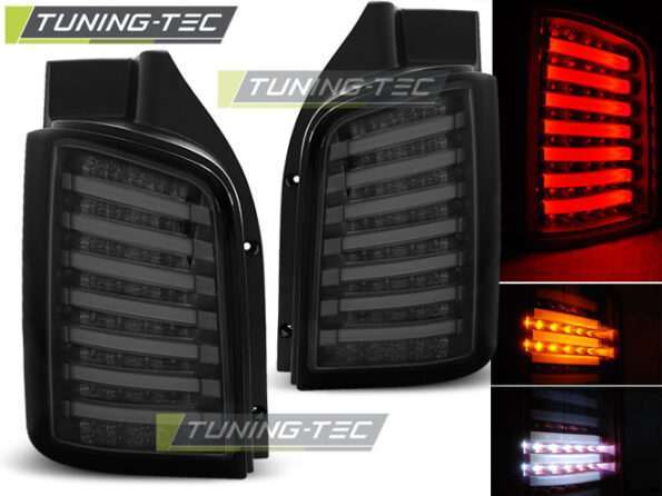 Πίσω φανάρια  led SMOKE για VW T5 04.03-09 / 10-15