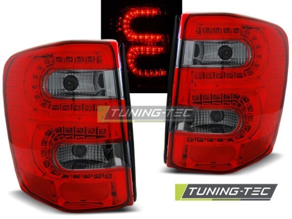 CHRYSLER JEEP GRAND CHEROKEE 99-05.05 Κόκκινο SMOKE LED