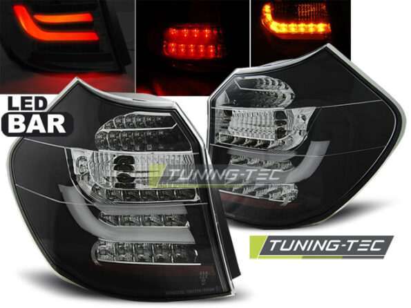 Πίσω φανάρια  led Μαύρο για BMW E87/E81 04-08.07