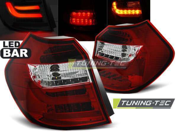 Πίσω φανάρια  led Κόκκινο Λευκό για BMW E87/E81 09.07-11 LCI