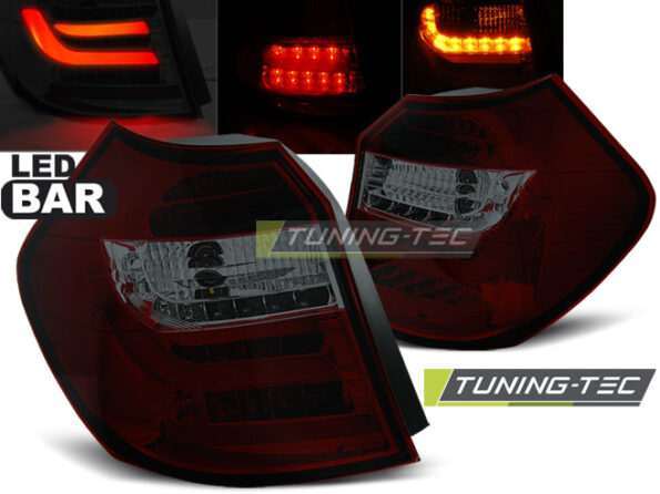 Πίσω φανάρια led Κόκκινο SMOKE για BMW E87/E81 09.07-11 LCI