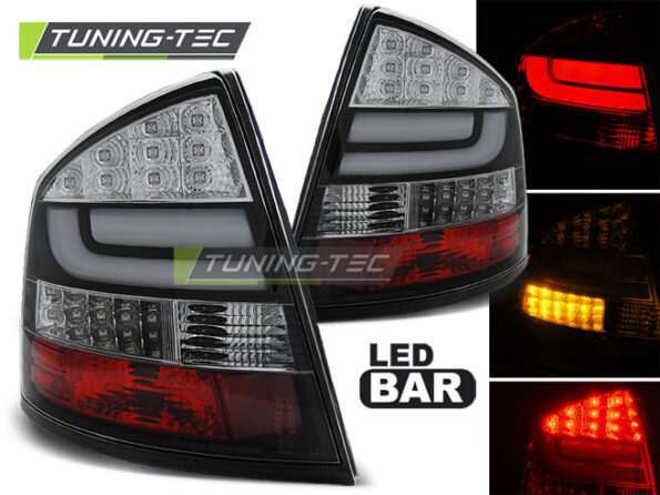 Πίσω φανάρια led Μαύρο για SKODA OCTAVIA II SEDAN 04-12