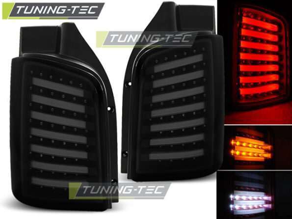 Πίσω φανάρια  led SMOKE Μαύρο για VW T5 04.03-09 / 10-15 TRANSPORTER
