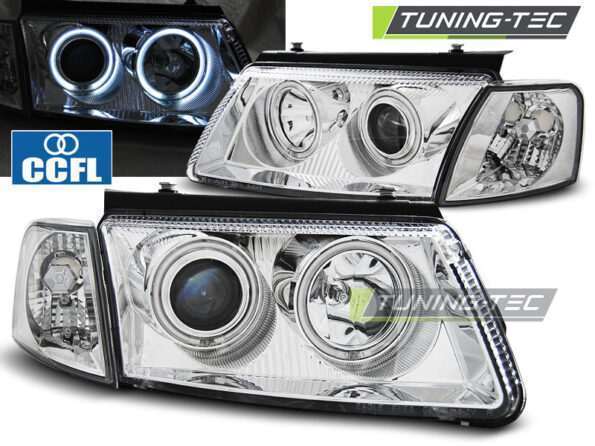Φανάρια ANGEL EYES CCFL χρωμίου για VW PASSAT B5 3B 11.96-08.00