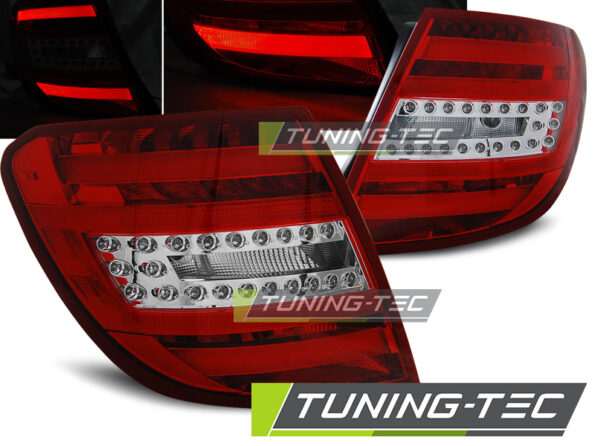 Πίσω φανάρια  led Κόκκινο Λευκό για MERCEDES C-KLASA W204 KOMBI 07-10