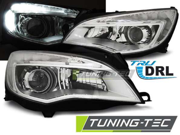 OPEL ASTRA J 10-12 χρωμίου TRU DRL