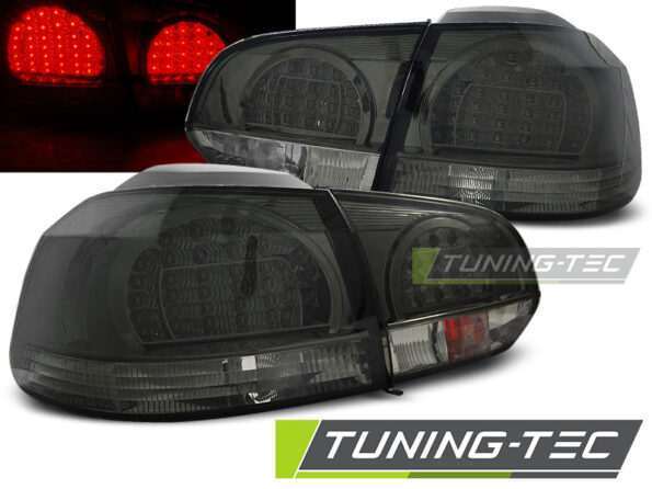 Πίσω φανάρια led SMOKE για VW GOLF 6 10.08-12