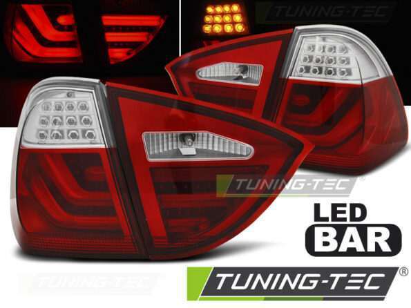 Πίσω φανάρια led Κόκκινο Λευκό για BMW E91 05-08