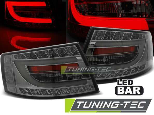 Πίσω φανάρια  led SMOKE για AUDI A6 C6 SEDAN 04.04-08 6PIN