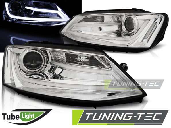 Φανάρια TUBE LIGHT χρωμίου για VW JETTA VI 1.11-18