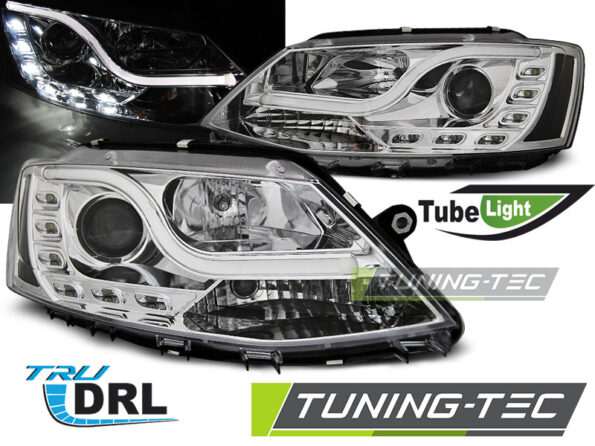 Φανάρια TUBE LIGHT DRL χρωμίου για VW JETTA VI 1.11-18