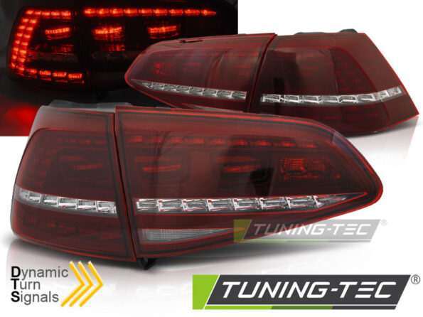 Πίσω φανάρια led SPORT Κόκκινο Λευκό SEQ για VW GOLF 7 13-17