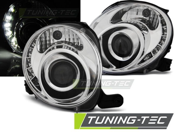 FIAT 500 07-15  χρωμίου LED