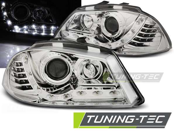 Φανάρια DAYLIGHT χρωμίου για SEAT IBIZA 6L 04.02-08