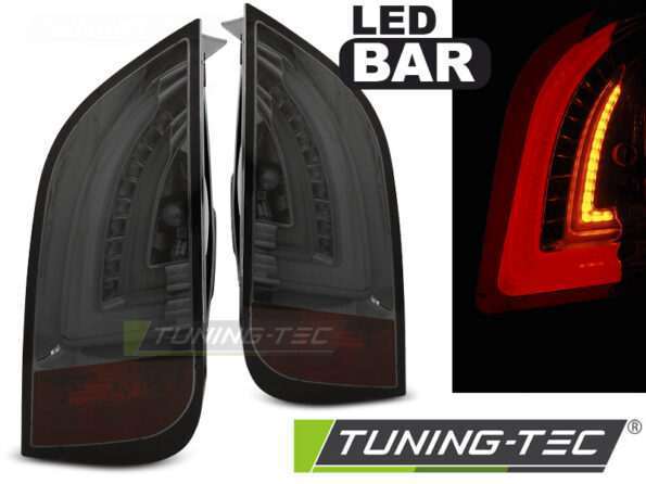 Πίσω φανάρια  led SMOKE για VW UP! 3.11- / SKODA CITIGO 12.11-