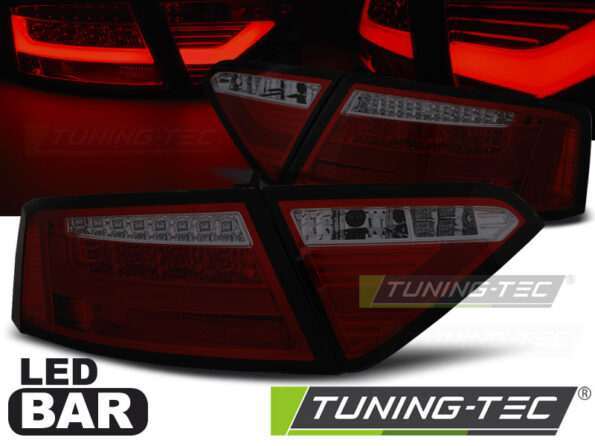 Πίσω φανάρια led Κόκκινο SMOKE για AUDI A5 07-06.11