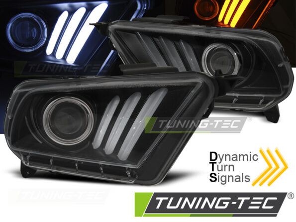 FORD MUSTANG V 10-13 TUBE LIGHT Μαύρο