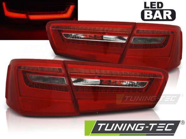 Πίσω φανάρια  led Κόκκινο Λευκό για AUDI A6 C7 11-10.14