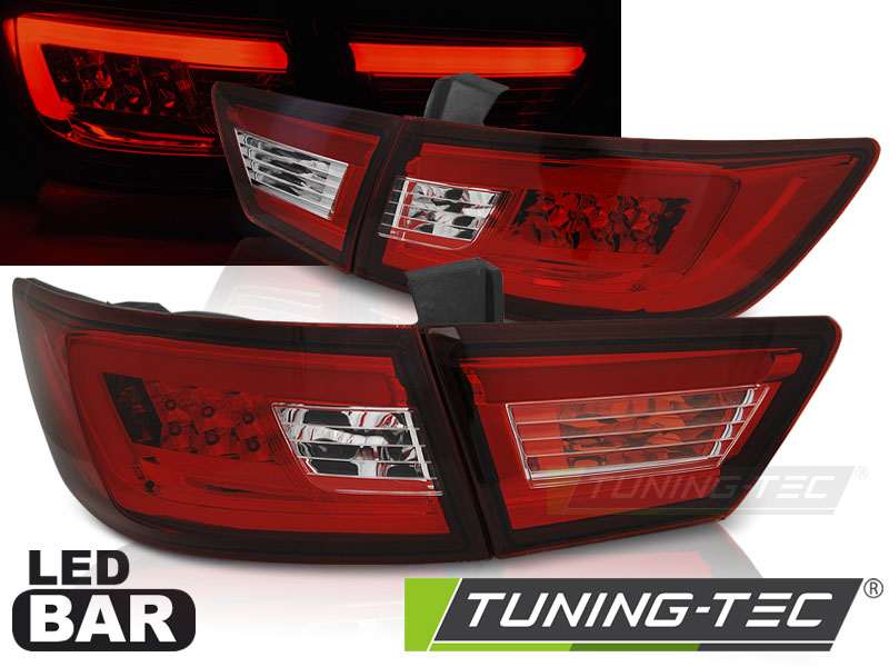 RENAULT CLIO IV 13-16 HATCHBACK LED BAR Κόκκινο Λευκό
