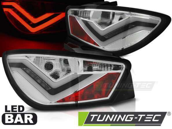 Πίσω φανάρια  led χρωμίου για SEAT IBIZA 6J 3D 06.08-12