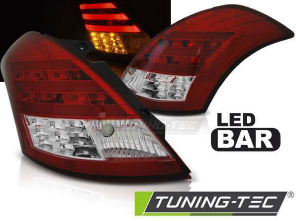 SUZUKI SWIFT V 10- Κόκκινο Λευκό LED BAR