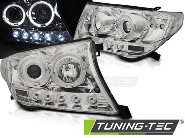 TOYOTA LAND CRUISER FJ200 07-12 ANGEL EYES χρωμίου