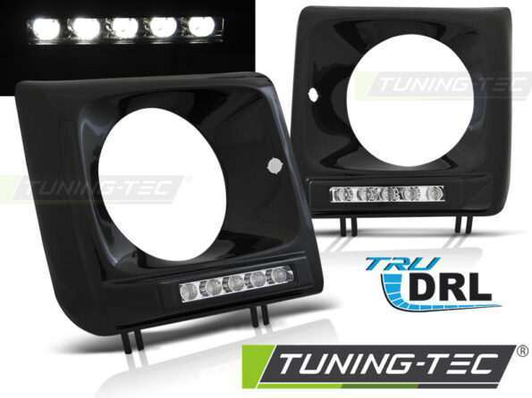 Φανάρια FRAME LED DRL Μαύρο για MERCEDES W461,W463 01-12