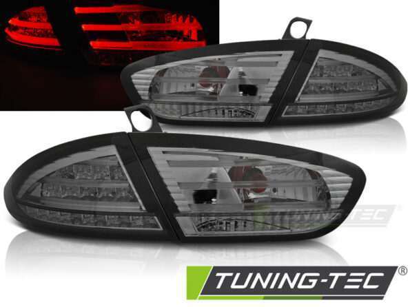 Πίσω φανάρια  led SMOKE για SEAT LEON 03.09-12