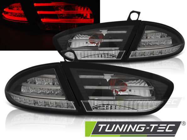 Πίσω φανάρια  led Μαύρο για SEAT LEON 03.09-12